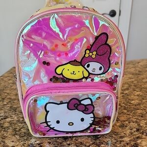 Hello‎ Kitty Pink Holographic Kids Backpack
